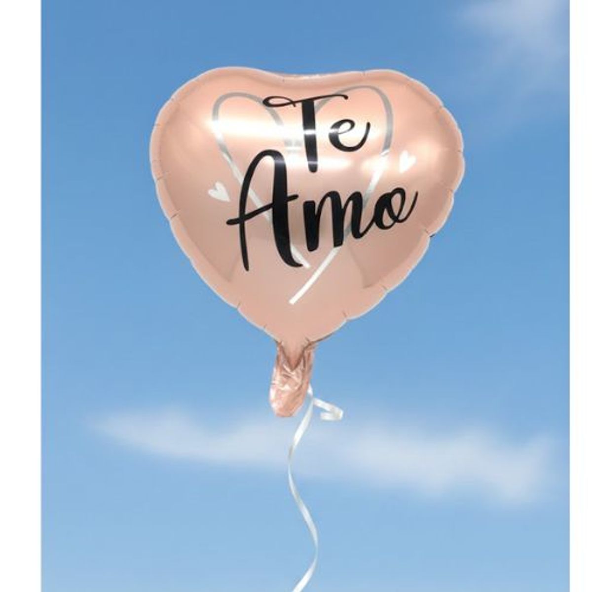GENERICO - Globo Metálico 18 Corazón Te amo Pink 1 Unidad