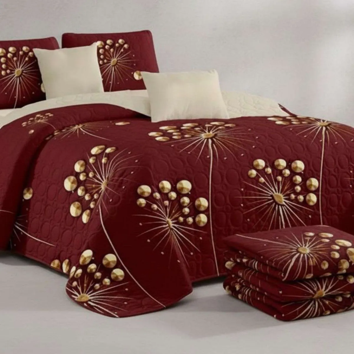 GENERICO - SABANA CON CUBRECAMA DE VERANO 2 PLAZAS + 2 ALMOHADAS