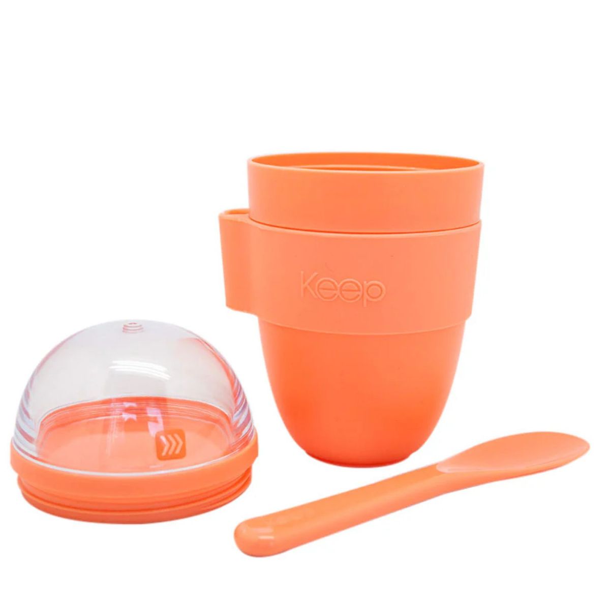 KEEP - Vaso Snack Keep 450 ml Doble Compartimento Naranjo - SC