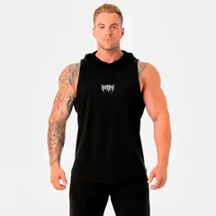 ADEMAN - Polera Musculosa Gothic con capucha