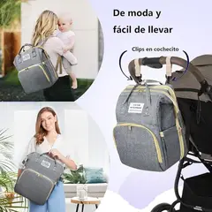 MOVI - Bolso pañalera multifunción para bebéNiña con Mudador