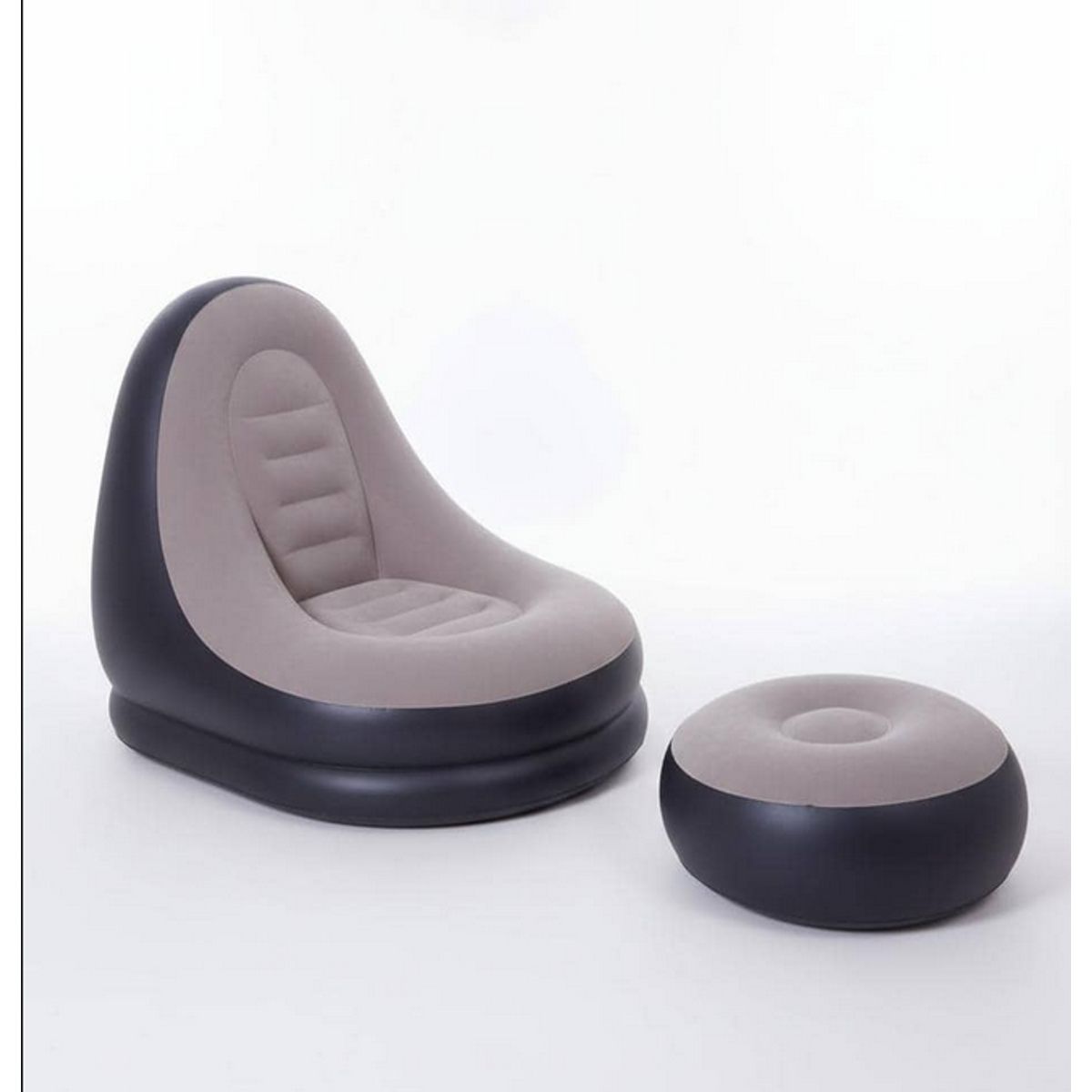 GENERICO - Sofá Puffs Inflable Portatil Con Posa Pie