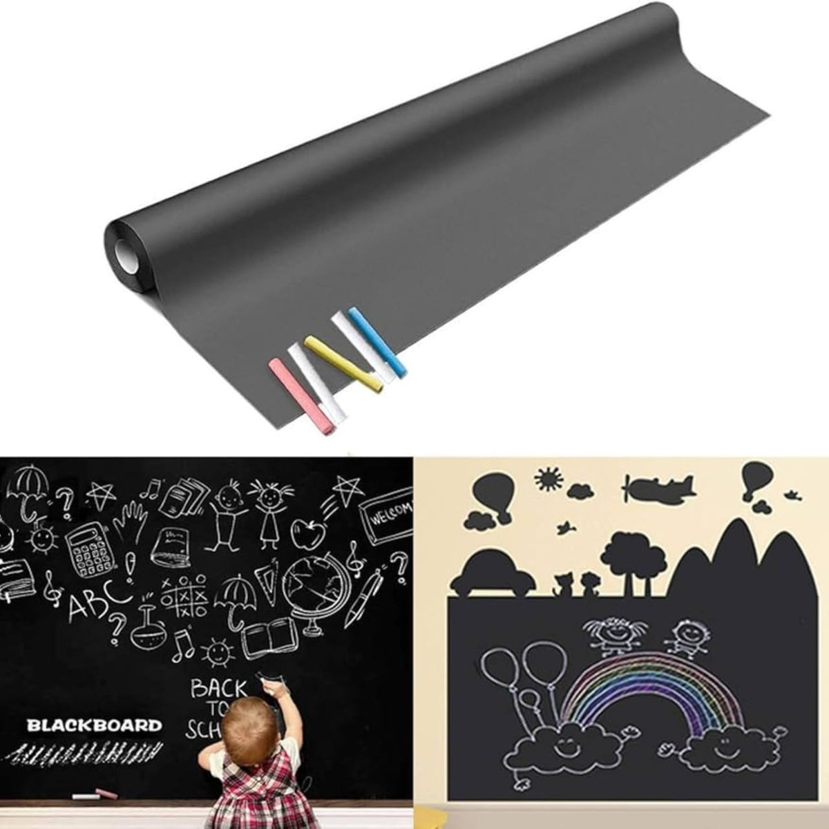 MOVI - Pizarra Adhesiva Negra ctiza