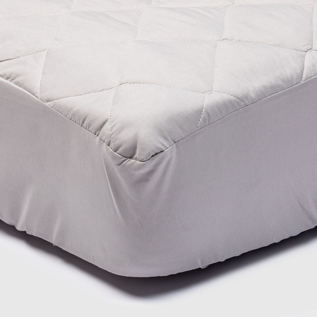 KEYHOME - Cubrecolchón Gris Keyhome 1 Plaza