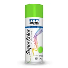 TEKBOND - Pintura Spray Acrílica Super Color Verde Flúor 350 ml Uso General