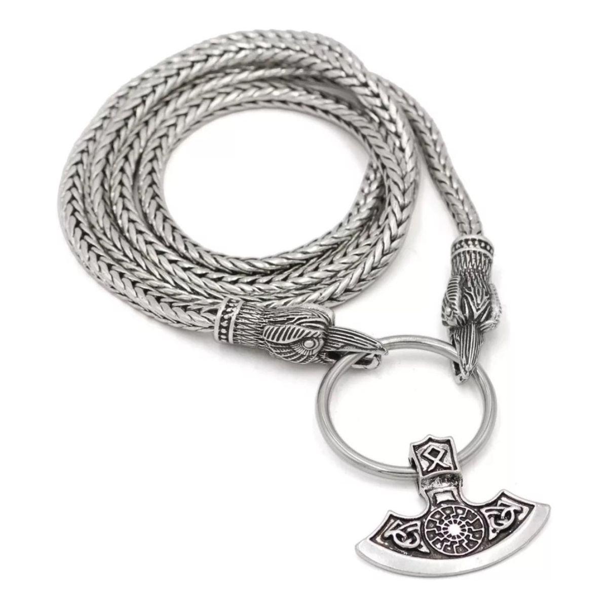 GENERICO - Collar Vikingo Hacha Nordico Hombre Caballeros 2019