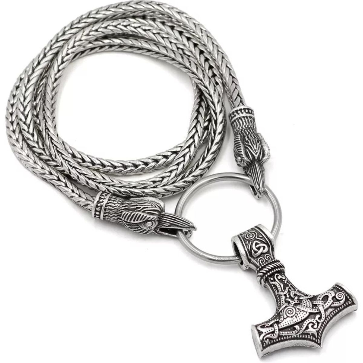 GENERICO - Collar Vikingo Martillo Thor Nordico Hombre