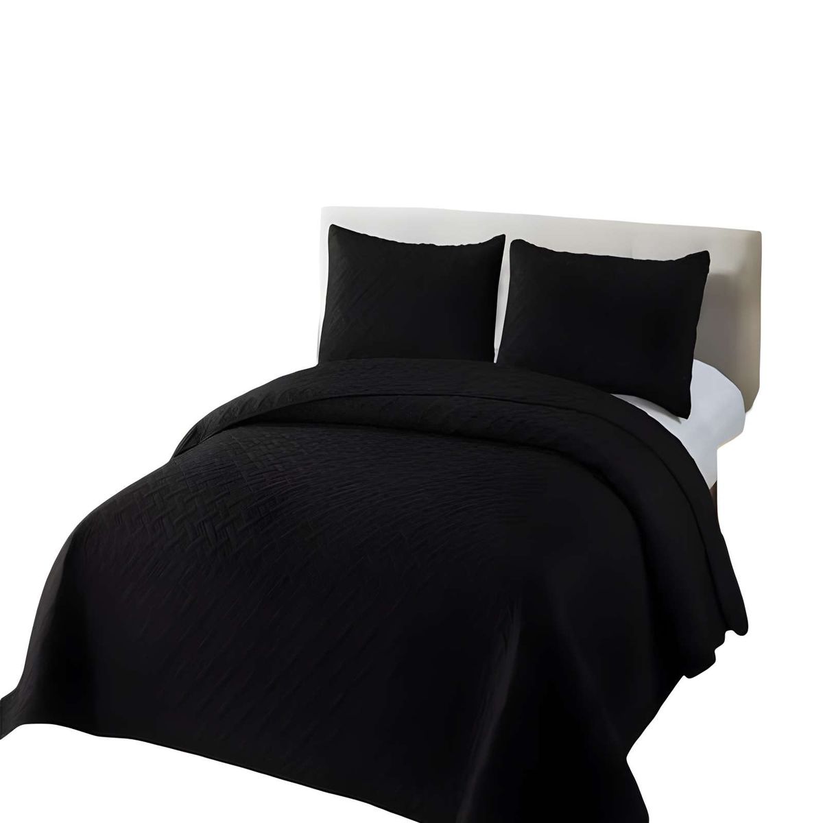 GENERICO - CUBRECAMA DE VERANO QUILT UNICOLOR KING A6