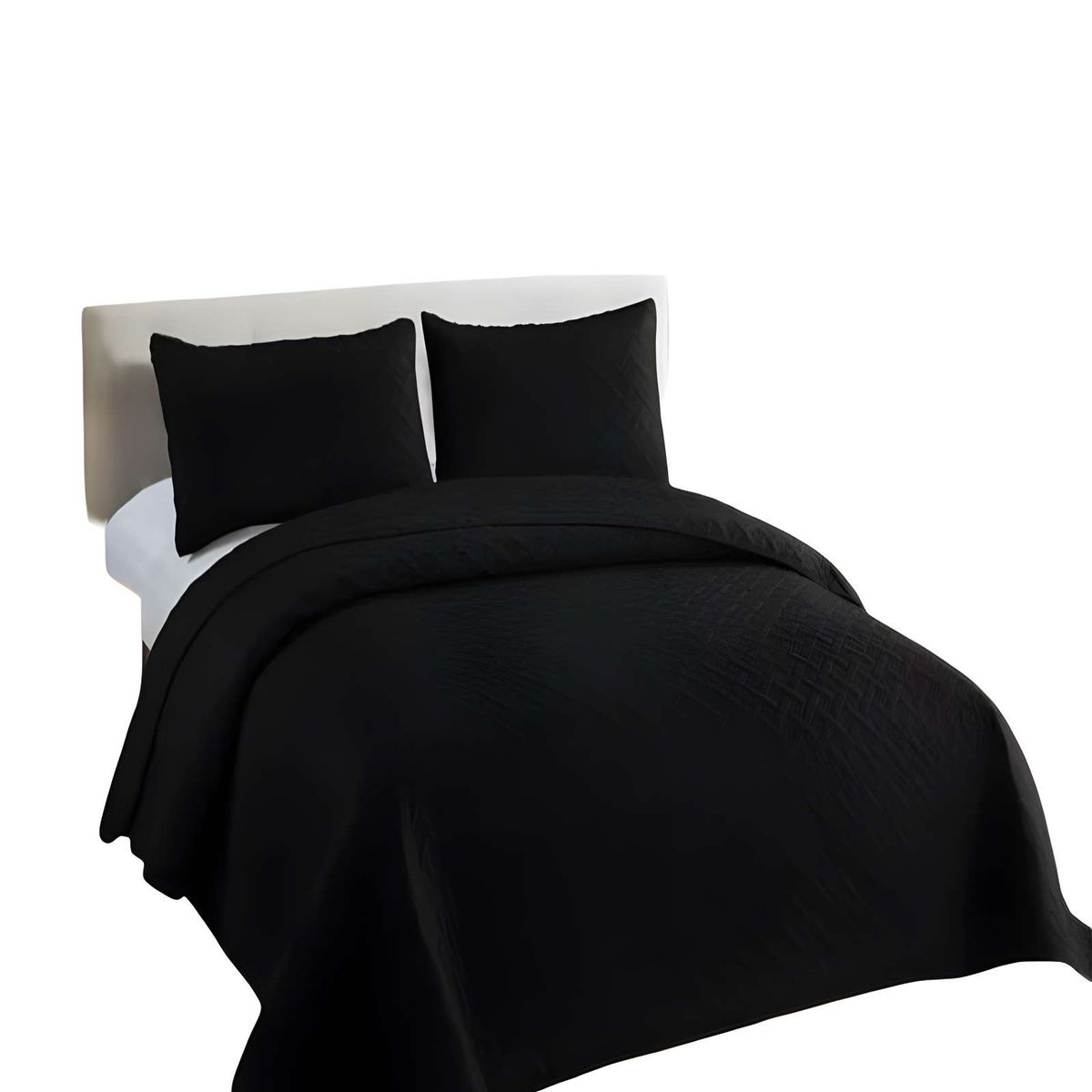 GENERICO - CUBRECAMA DE VERANO QUILT UNICOLOR KING A6