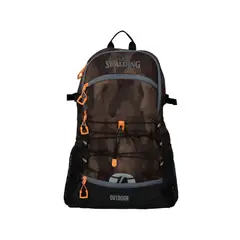SPALDING - MOCHILA OUTDOOR 4 BOLSILLOS BROWN CAMO