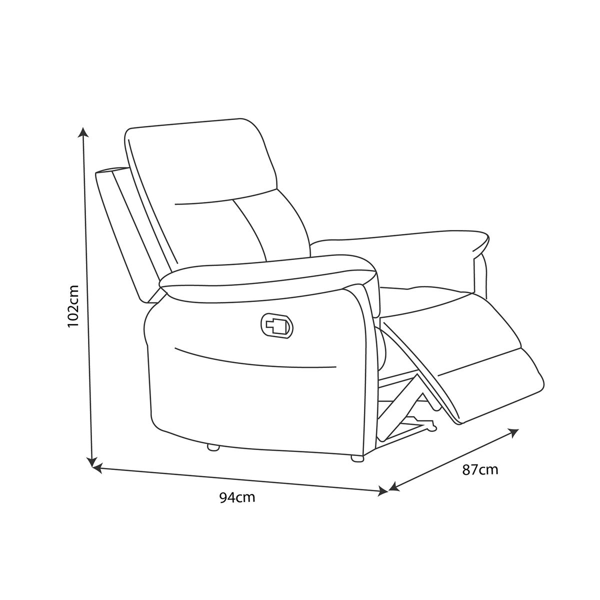 Bergere Tela Grafito, marca WDS HOME - Foto 2