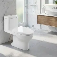 DOER - WC One Piece Lascar Descarga a Muro 4-6 litros Blanco