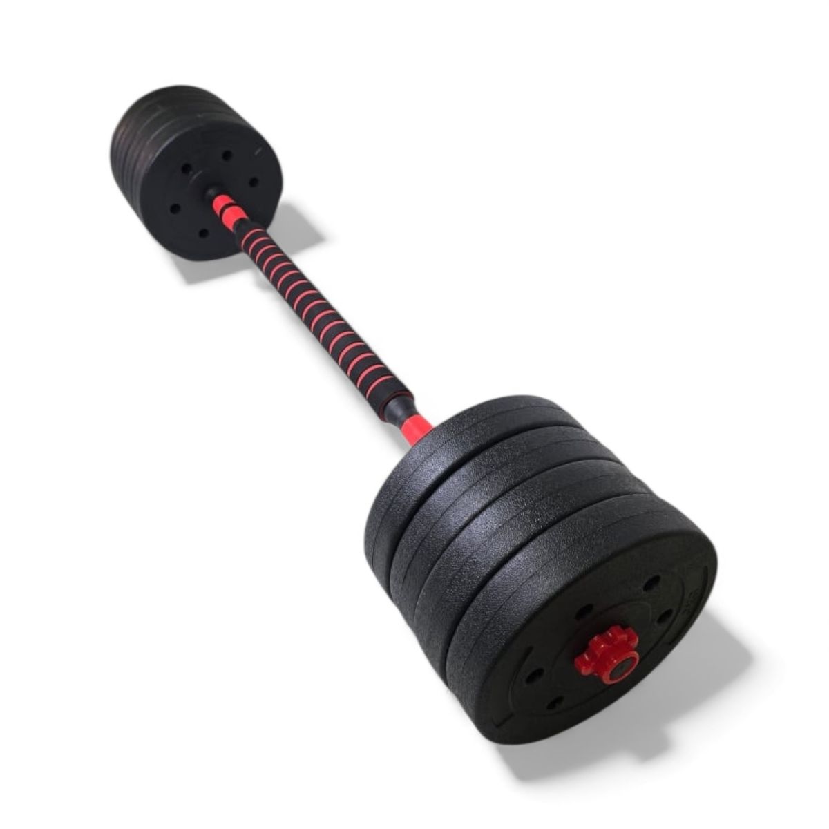 GENERICO - Set de Mancuernas Ajustables 40 KG con Barra de Conexión