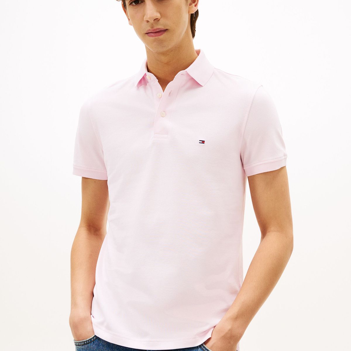 TOMMY HILFIGER - Polo Im Collection 1985 Slim Fit Rosado Tommy Hilfiger