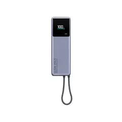 XIAOMI - 165W Power Bank 10000mAh Integrated Cable GL Morado 10000mAh