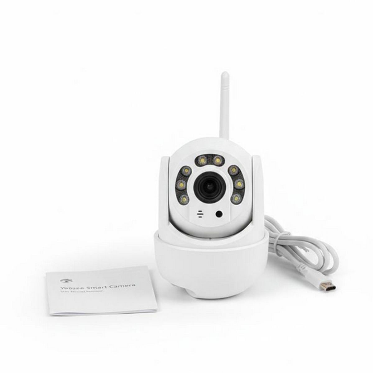 GENERICO - Cámara de Seguridad WiFi PTZ Exterior 360° Full HD - App Yoosee con Visión Nocturna a Color