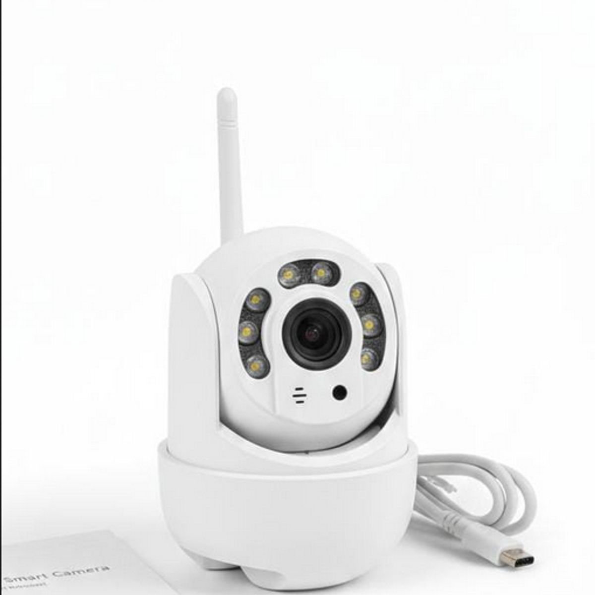 GENERICO - Cámara de Seguridad WiFi PTZ Exterior 360° Full HD - App Yoosee con Visión Nocturna a Color