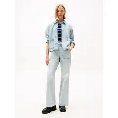 TOMMY HILFIGER - Jeans Bella Talle Alto Con Pernera Ancha Azul Tommy Jeans