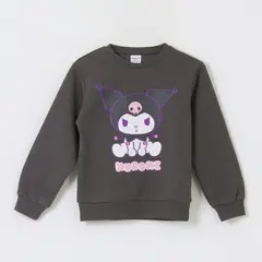 HELLO KITTY - Polerón Cerrado Niña Kuromi Gris