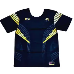 UFC - POLERA VENUM MMA AUTHENTIC NEGRO DORADO ILIA TOPURIA TALLA S