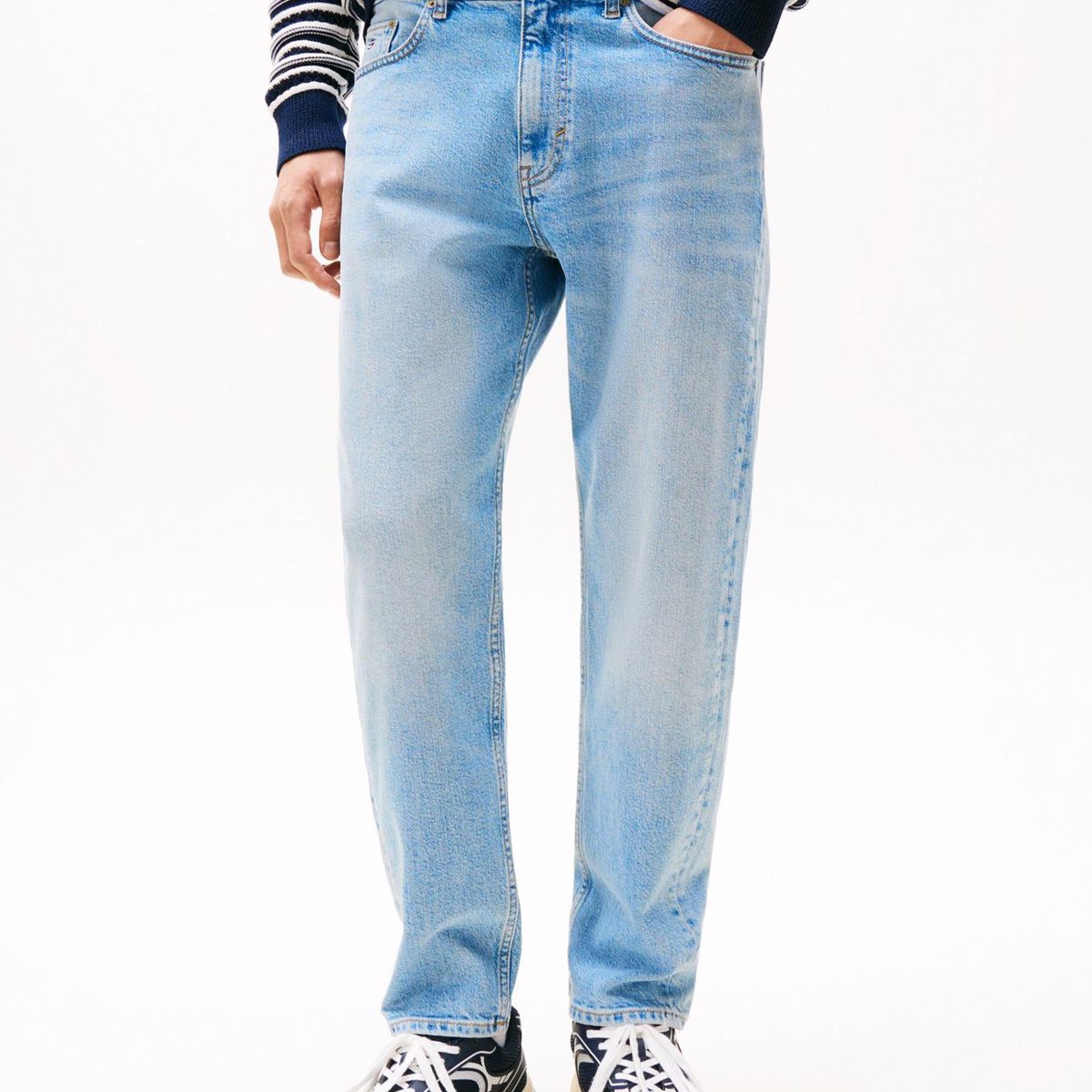 TOMMY HILFIGER - Jeans Isaac Desteñidos Relaxed Fit Azul Tommy Jeans