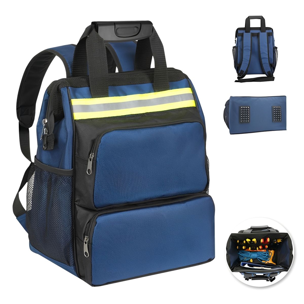 CINDISAMI - Mochila Porta Herramientas Espalda Engrosado Gran Capacidad