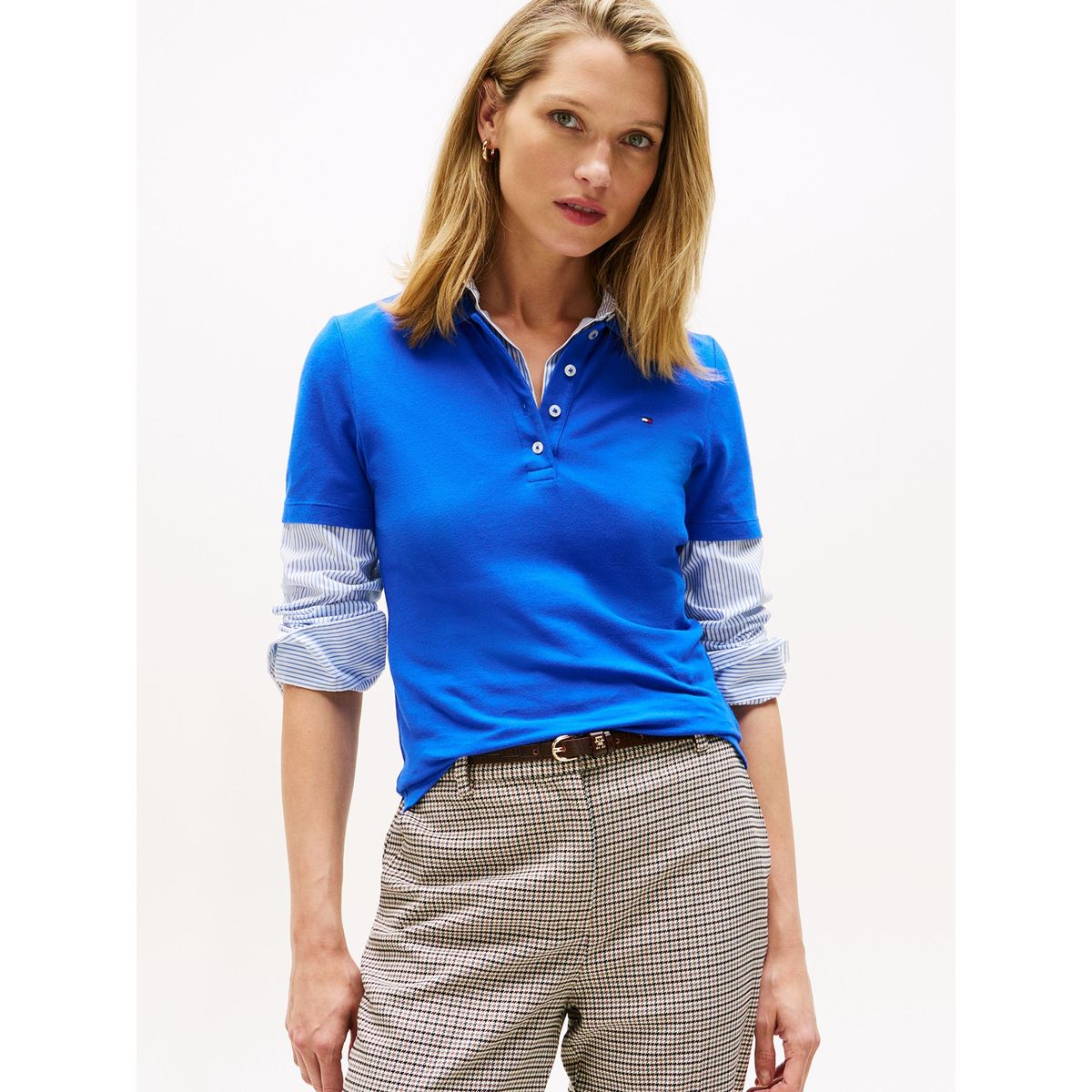 TOMMY HILFIGER - Polo 1985 Collection Slim Fit Azul Tommy Hilfiger