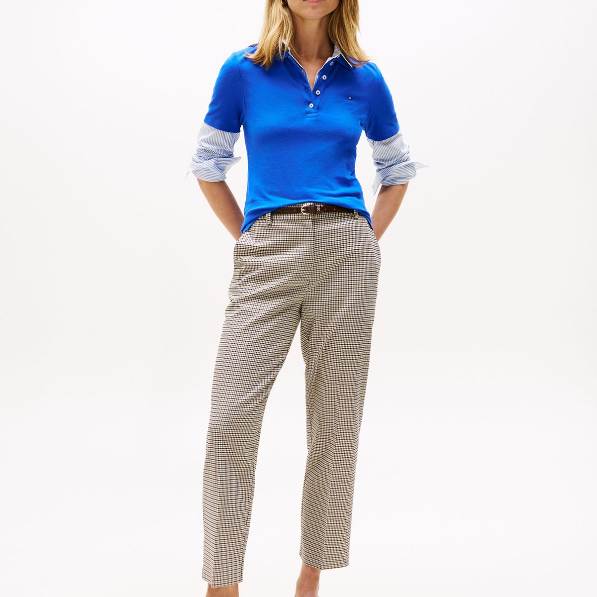 TOMMY HILFIGER - Polo 1985 Collection Slim Fit Azul Tommy Hilfiger