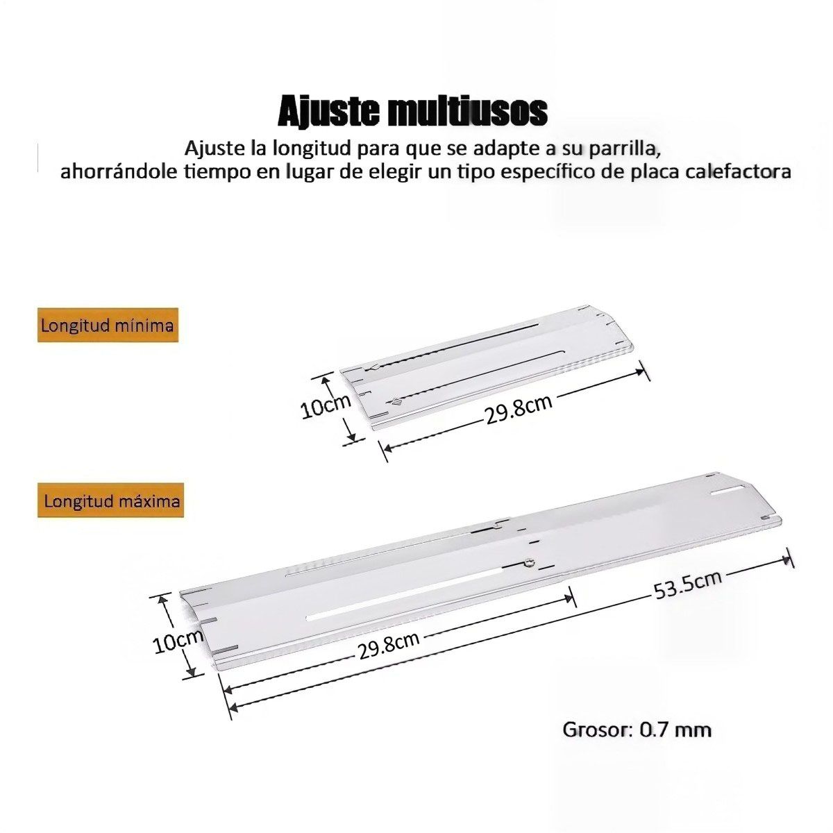 GENERICO - 2 Protectores Ajustables Para El Fuego Del Horno