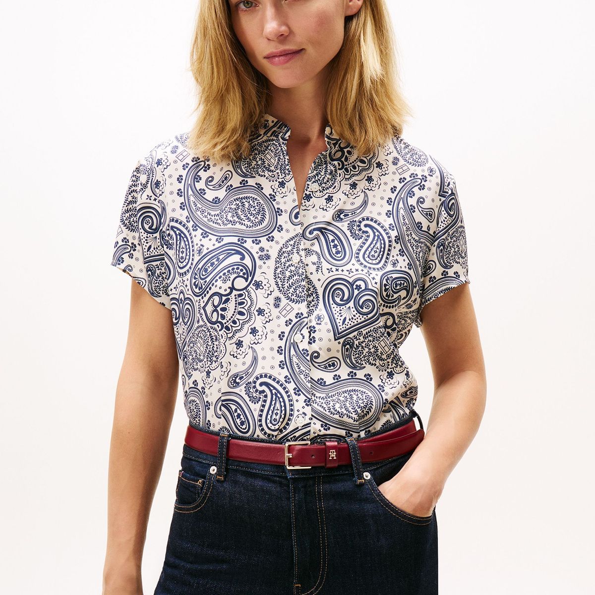 TOMMY HILFIGER - Blusa Con Estampado Floral Multicolor Tommy Hilfiger