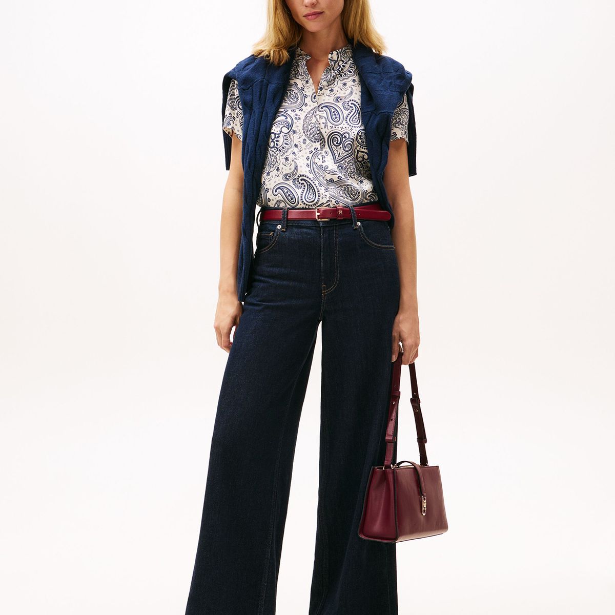 TOMMY HILFIGER - Blusa Con Estampado Floral Multicolor Tommy Hilfiger