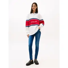 TOMMY HILFIGER - Jeans Nora De Corte Skinny Azul Tommy Jeans