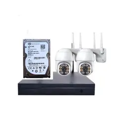 ARTIHOGAR - Kit 2 Cámaras Inalambricas Profesional Ip Audio 355º Con Disco Duro 1 Terabyte