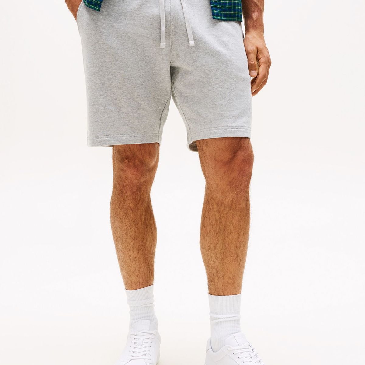 TOMMY HILFIGER - Short Essential Terry Gris Tommy Hilfiger