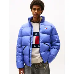 TOMMY HILFIGER - Parka Acolchada Con Efecto Arrugado Azul Tommy Jeans