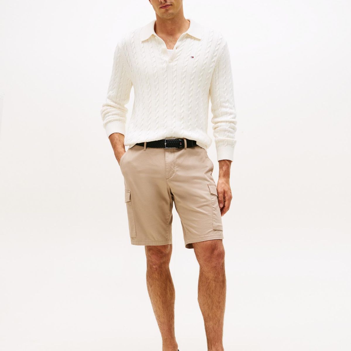 TOMMY HILFIGER - Short Harlem Cargo 1985 Beige Tommy Hilfiger