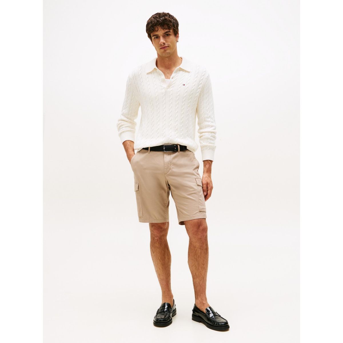 TOMMY HILFIGER - Short Harlem Cargo 1985 Beige Tommy Hilfiger