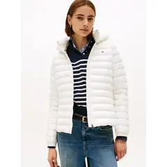 TOMMY HILFIGER - Parka Water-Repellent Padded Slim Fit Blanco