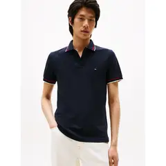 TOMMY HILFIGER - Polo Slim Fit Con Logo Azul