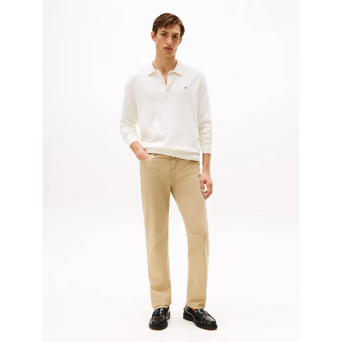 TOMMY HILFIGER - Pantalón Essential Core Denton Beige Tommy Hilfiger