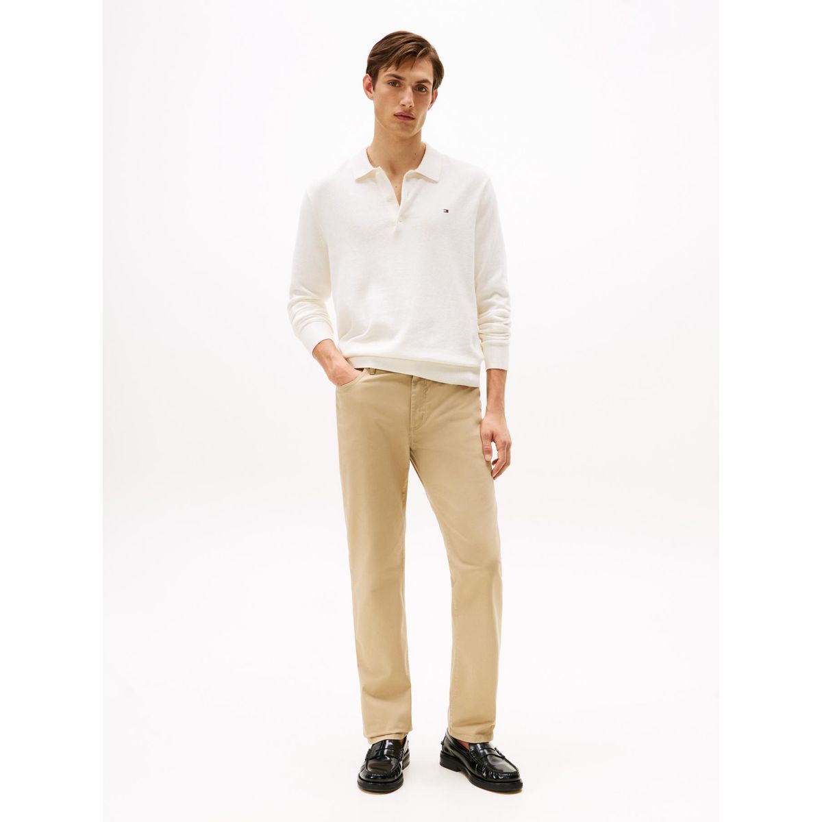 TOMMY HILFIGER - Pantalón Essential Core Denton Beige Tommy Hilfiger
