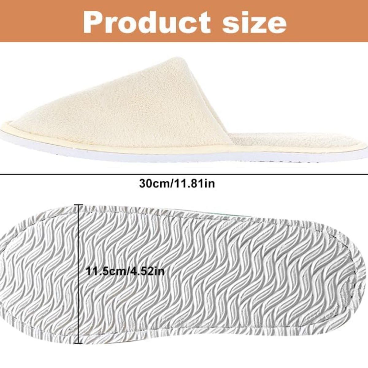 ATURE - 6 Pares Zapatillas Antideslizantes Con Suela Gruesa