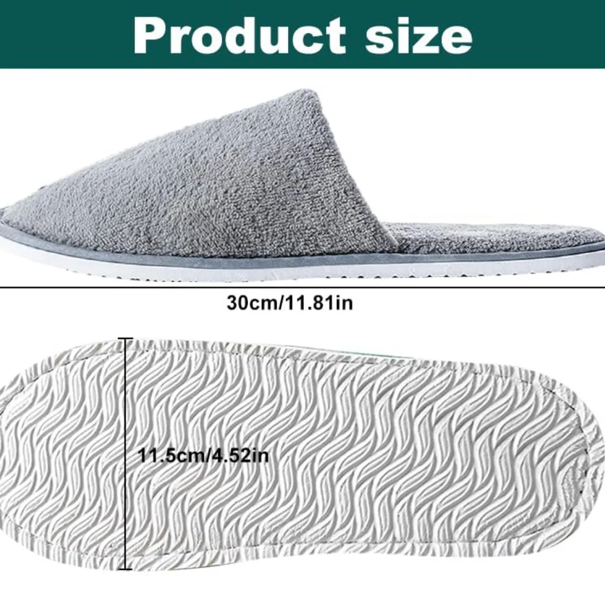 ATURE - 6 Pares Zapatillas Antideslizantes Con Suela Gruesa