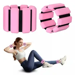 KINDA NICE - Kit 2 Mancuerna Pesas Para Tobillos Y Muñeca 0.9kg Ajustable