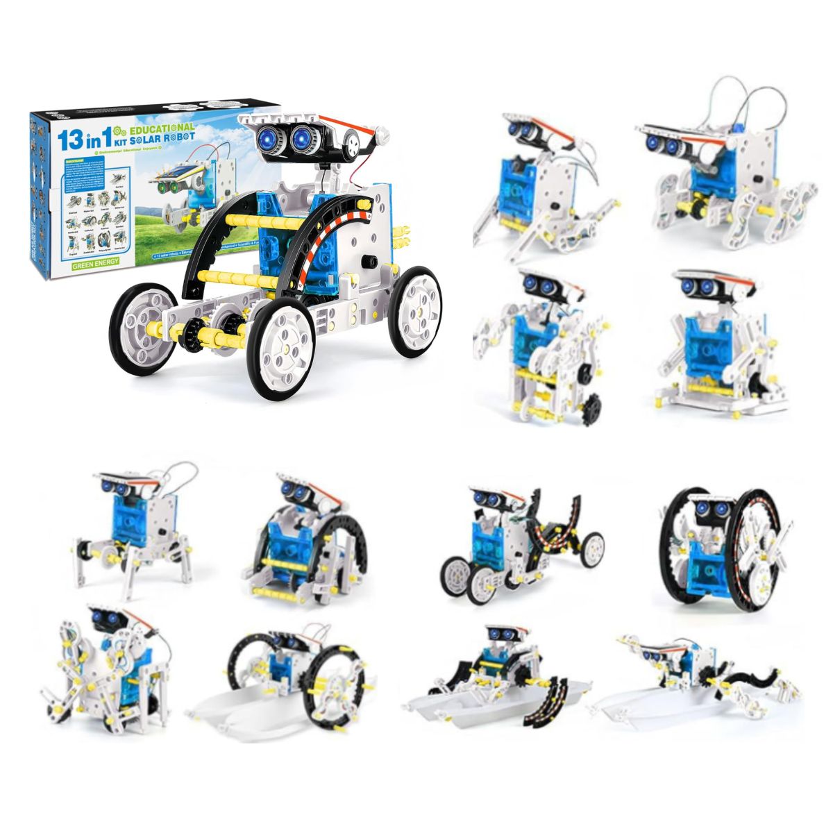 KINDA NICE - Robot Educativo Para Niños Con Energía Solar 13 En 1
