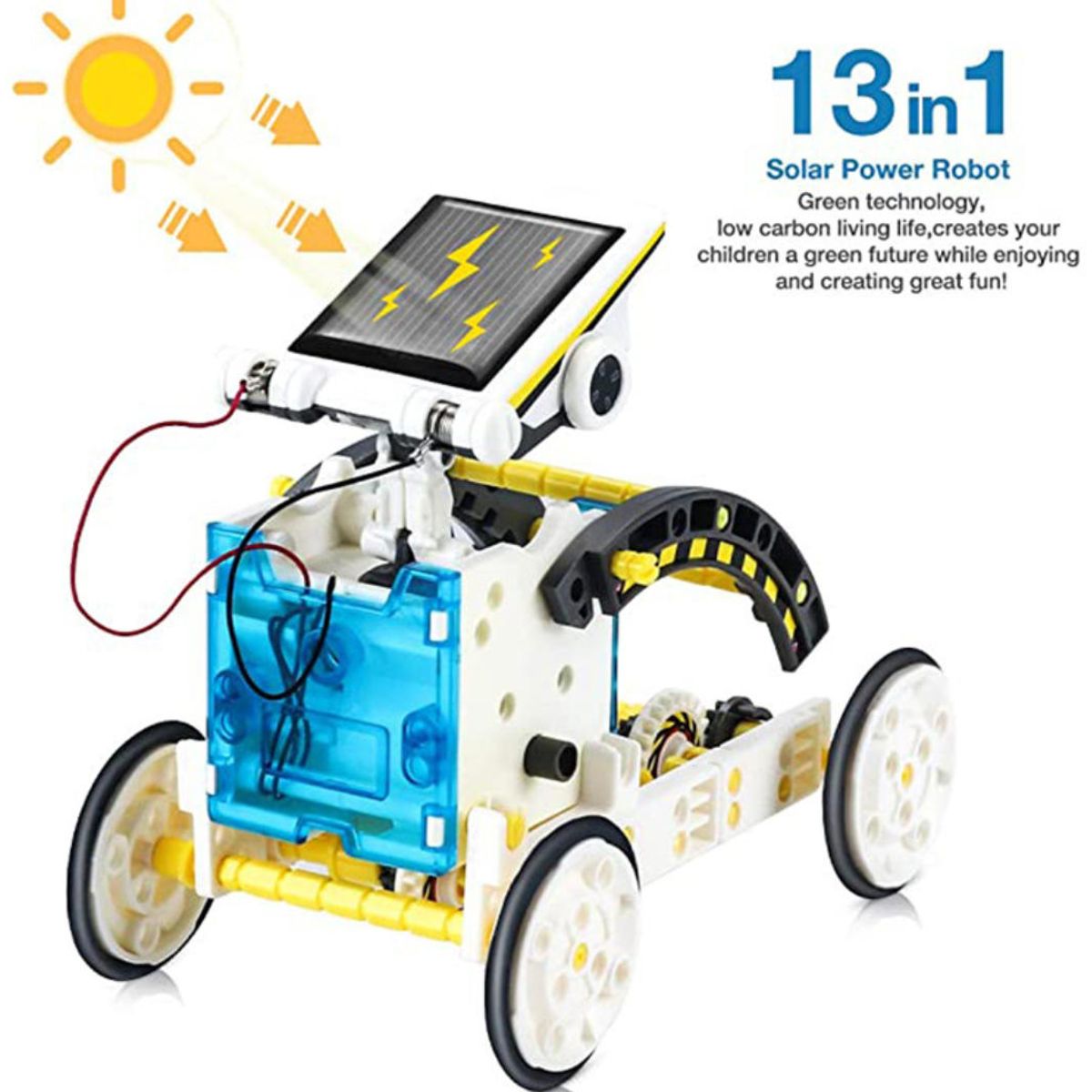 KINDA NICE - Robot Educativo Para Niños Con Energía Solar 13 En 1