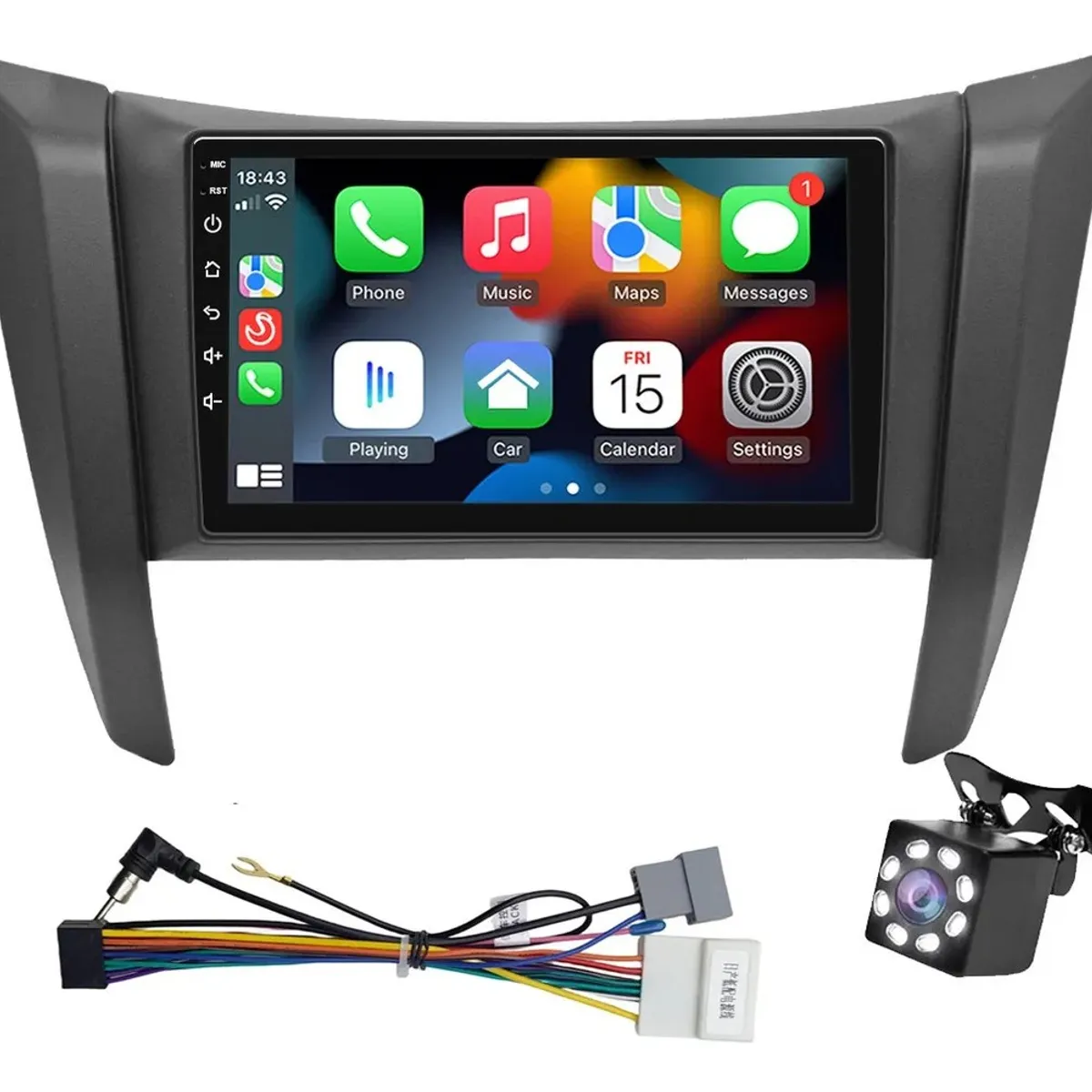 KUANGYE - Radio Android 9 Pulgadas + Bisel Para Nissan Np300 Navara + Arnes