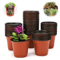 CINDISAMI - Maceta Blanda De Maceta Fácil De Plántulas 15x15cm 100pcs