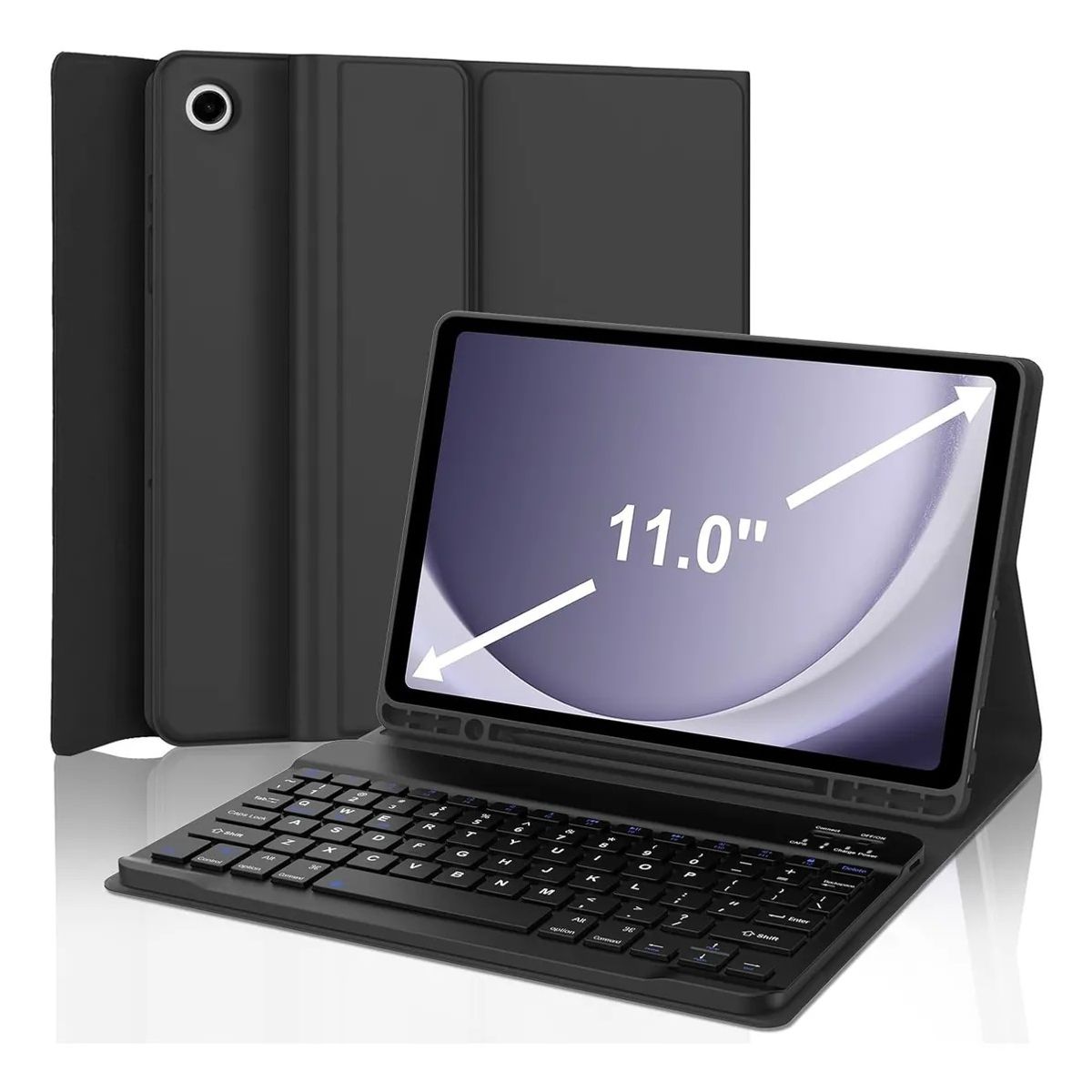 KUANGYE - Funda Con Ñ Teclado Para Samsung Galaxy Tab A9 Plus