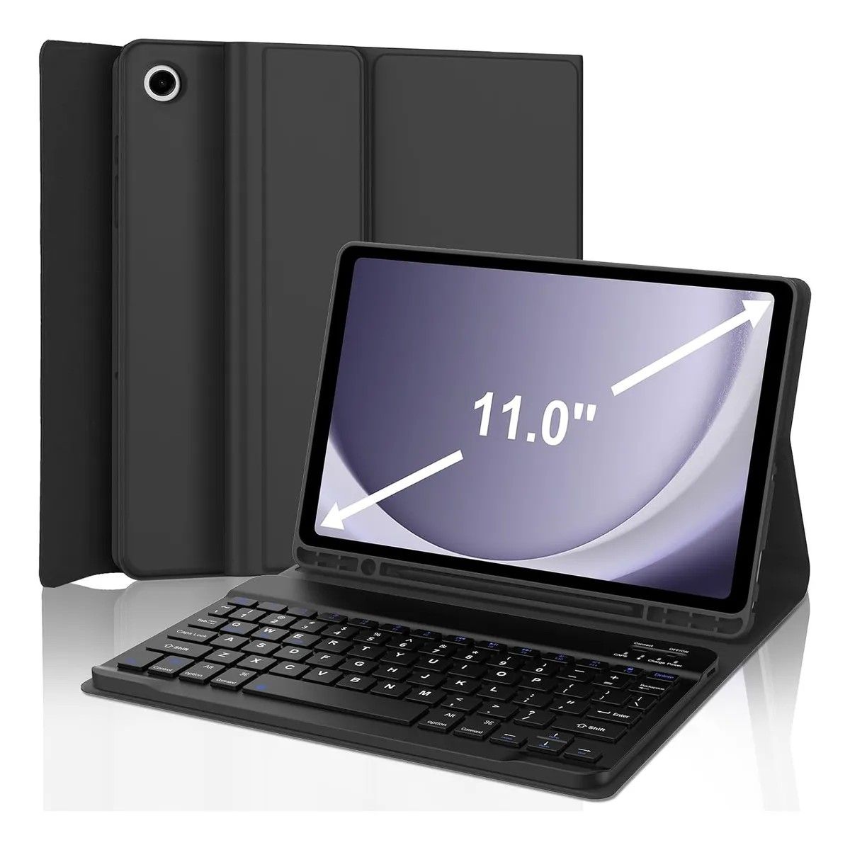 KUANGYE - Funda Con Ñ Teclado Para Samsung Galaxy Tab A9 Plus